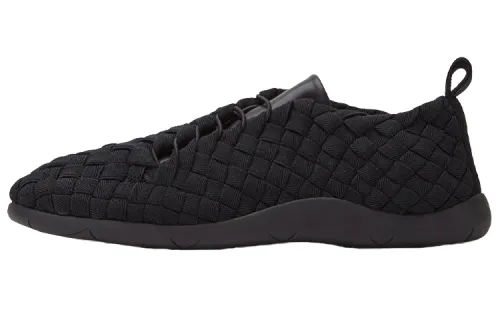 Bottega Veneta Plat Abrasion Resistant Low top Running Shoes Men's Black