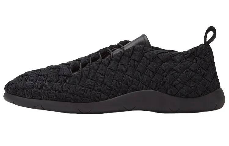 Bottega Veneta Plat Abrasion Resistant Low top Running Shoes Men's Black