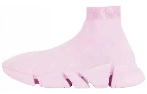 Balenciaga Speed 2.0 Recycled Knit AllOver Pink Women's