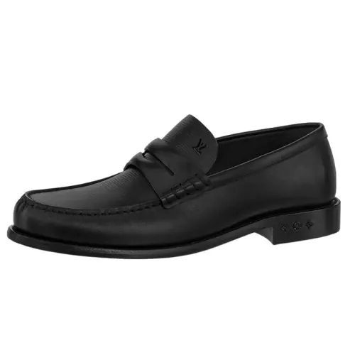 LOUIS VUITTON Loafers Men's Black