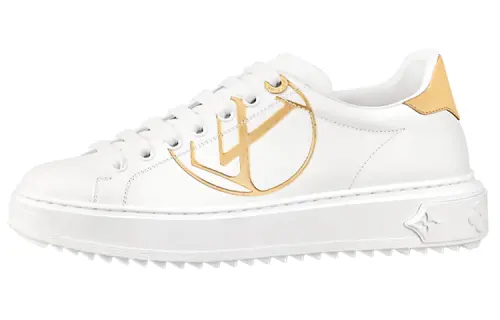 LOUIS VUITTON Lv Time Out Sneakers 'White Gold' Women's