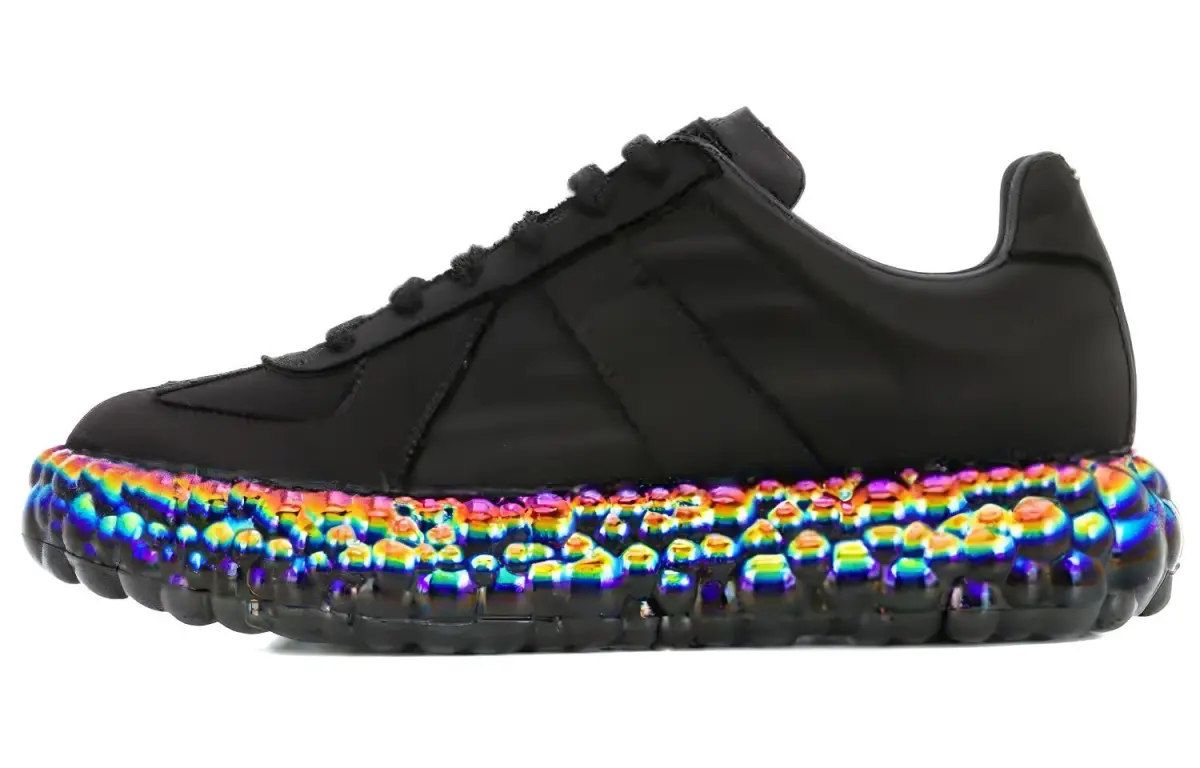 Maison Margiela Replica Low top Stylish Skateboarding Shoes Men's Black