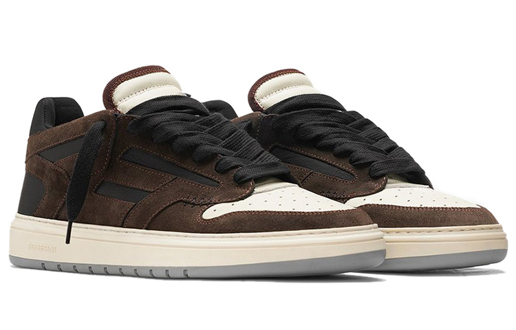 REPRESENT Reptor Low Brown Black Vintage White