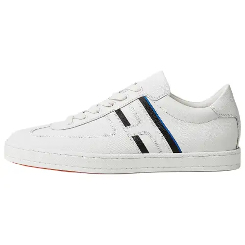 HERMES Boomerang Low top Skateboard Shoes 2.6cm Men's White