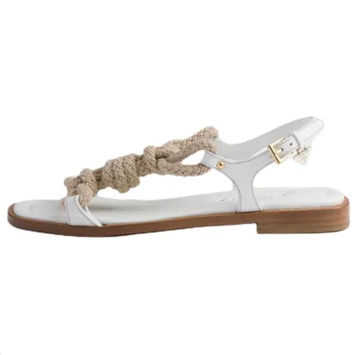 PRADA One Strap Sandals Women's White