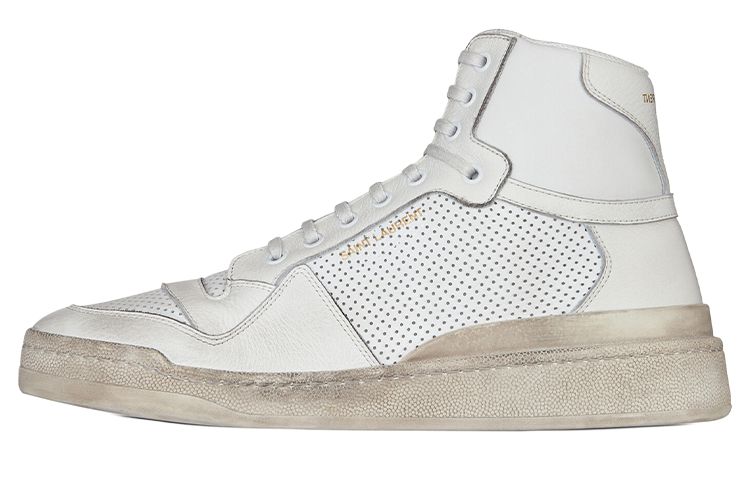 Женские кеды SAINT LAURENT (белые)