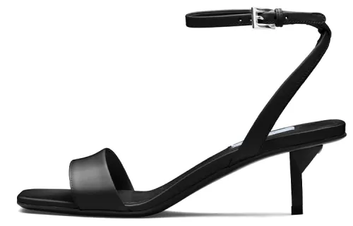 PRADA Fashion One Strap Sandals Women's Black