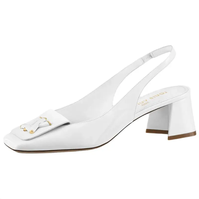 LOUIS VUITTON Shake Slingback Pumps 'White' Women's
