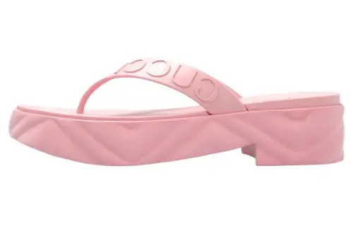 Gucci Wmns Thong Platform Sandal 'Pink' Women's