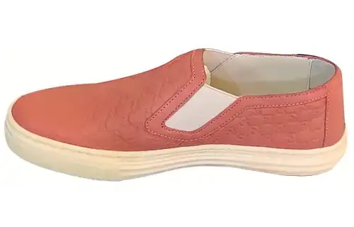 GUCCI Leather Stylish Skateboarding Shoes Women's Pink