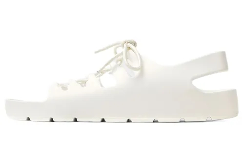 Bottega Veneta Jelly Sandal White
