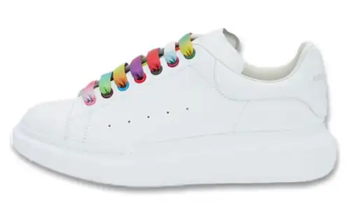 Alexander McQueen Oversized White Rainbow Women's