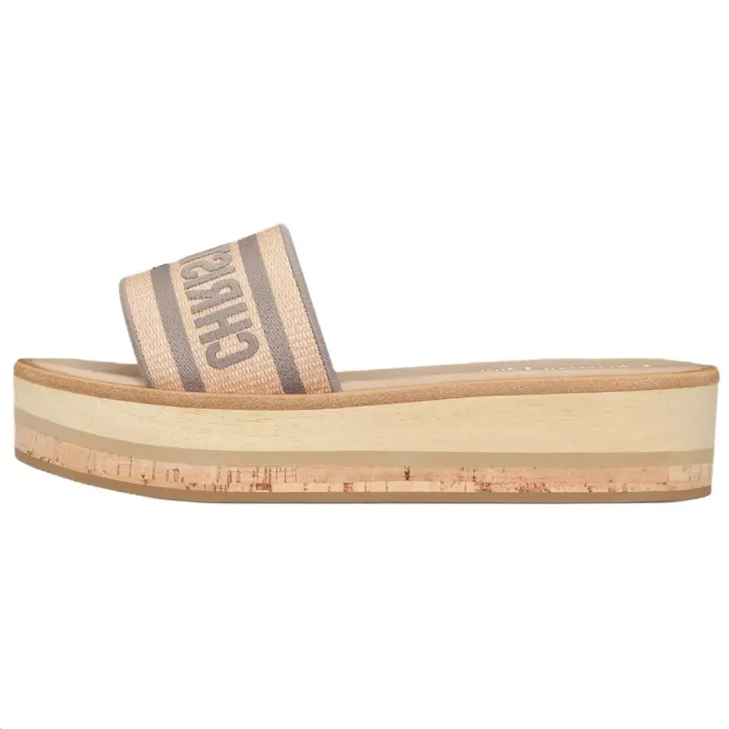 DIOR Dioriviera Slide Slippers 4.5cm Women's Beige