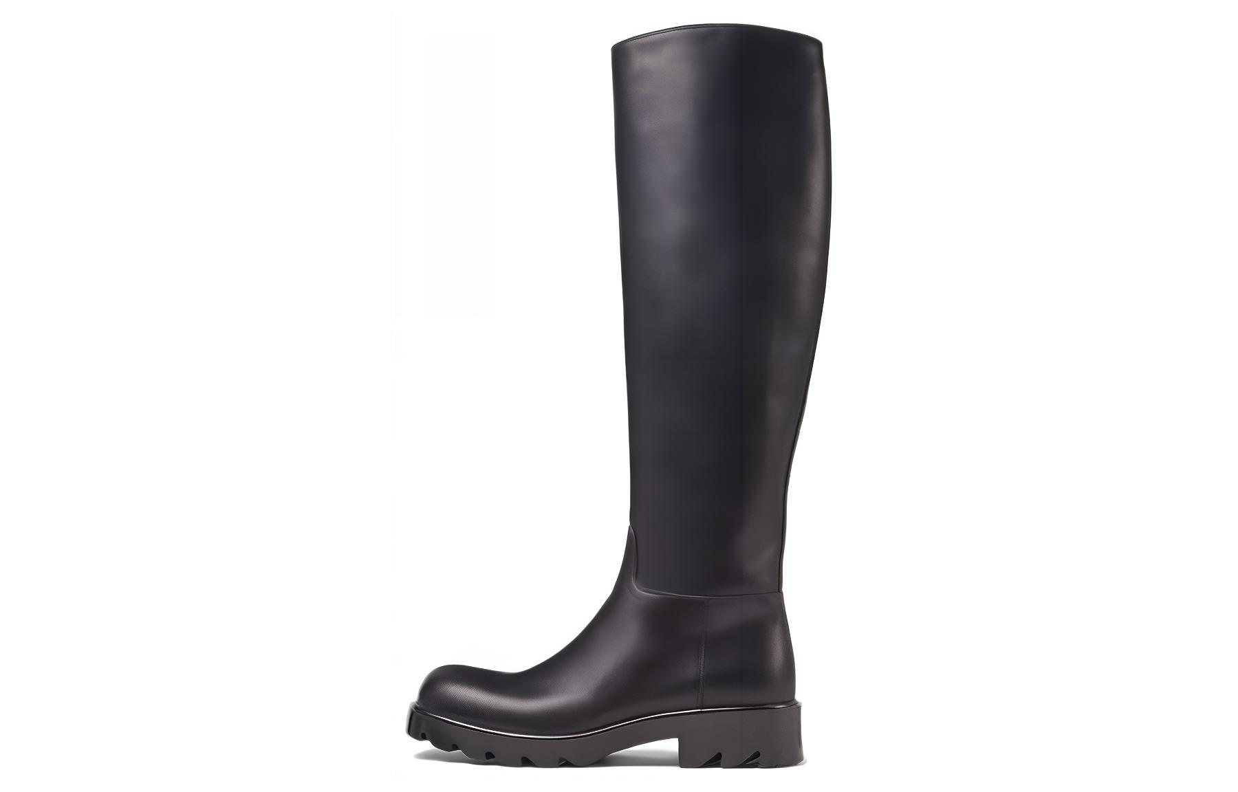 Bottega Veneta Strut High Boots Black Women's