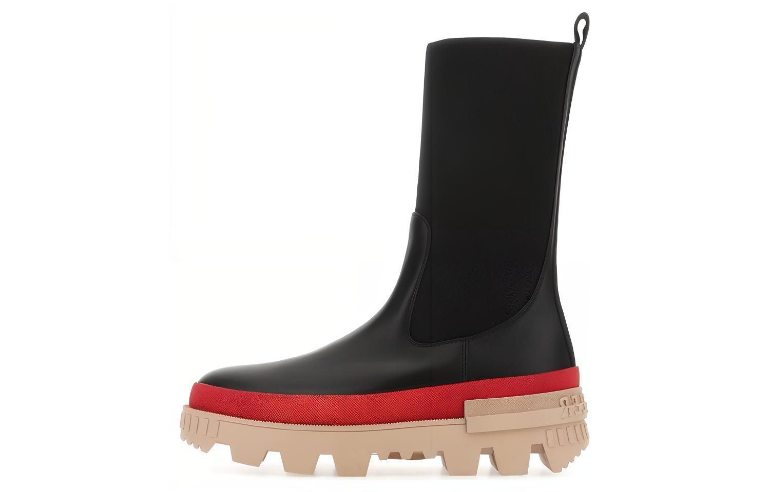 Женские ботинки Moncler Челси (черные)