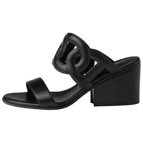 HERMES Lipari Slide Slippers Women's Black