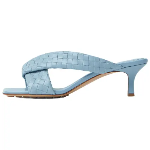 Bottega Veneta Slide Slippers 5cm Women's Blue