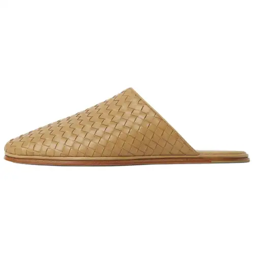 Bottega Veneta Closed Toe Slippers Men's Brown
