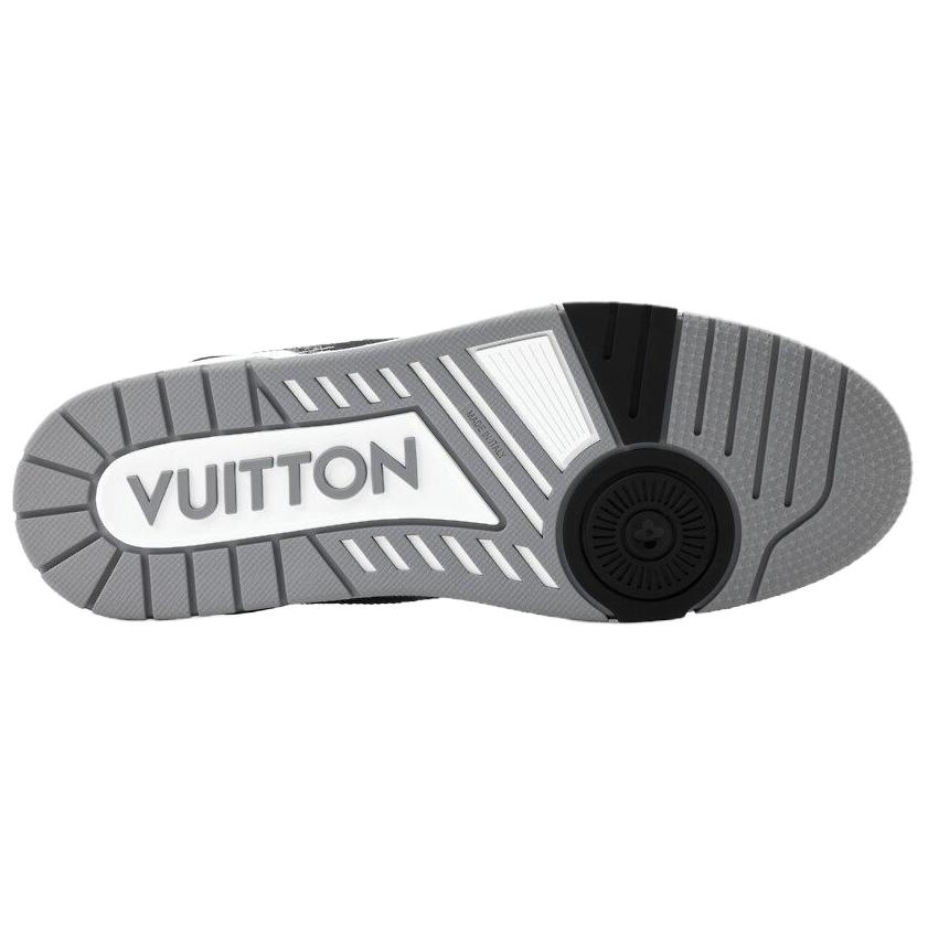Мужские кеды Louis Vuitton Trainer (черные) — фото 6
