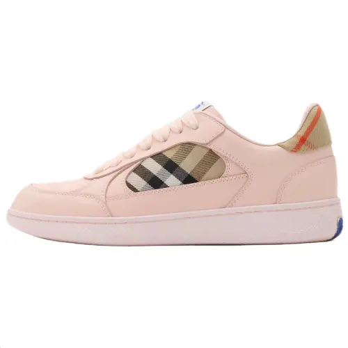 Burberry Terrace Low top Skateboard Shoes Women's Pink