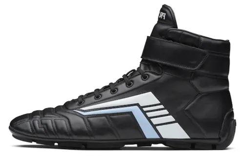 PRADA Rev Cuero High 'Black Light Blue'
