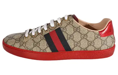 Gucci Wmns Ace Gg Supreme 'Brown' Women's