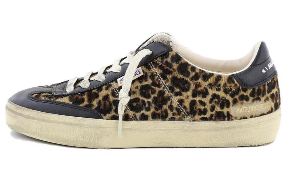 Женские кеды Golden Golden Goose Soulstar (черно-коричневые)