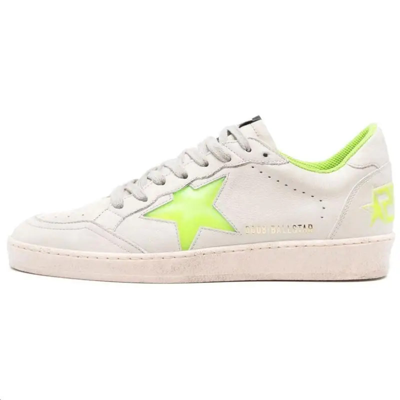 Golden Goose Ball Star Low top Skateboard Shoes Men's Gray