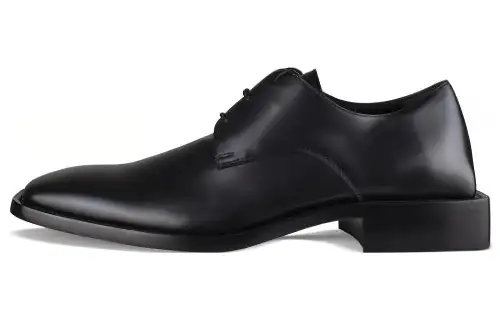 Balenciaga Leather Dress Shoes Men's Black