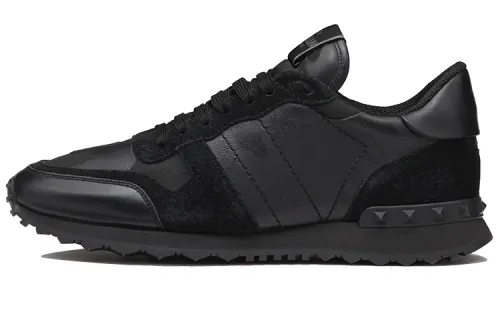 Valentino Garavani Rockstud Camouflage Rockrunner Sneakers