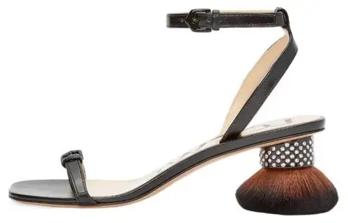 LOEWE Petal 55mm Leather Sandals