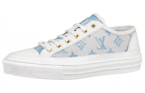 LOUIS VUITTON Stellar Sneakers 'Grey Blue White' Women's