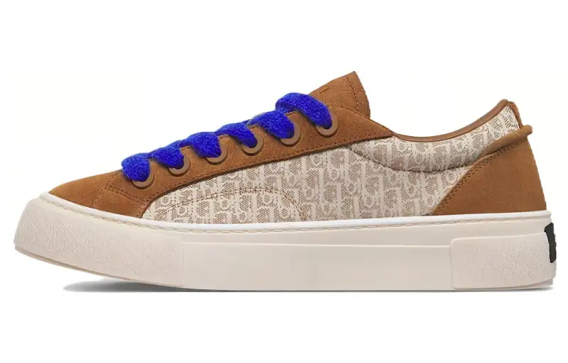 DIOR B33 Sneaker Brown Cream Oblique Jacquard