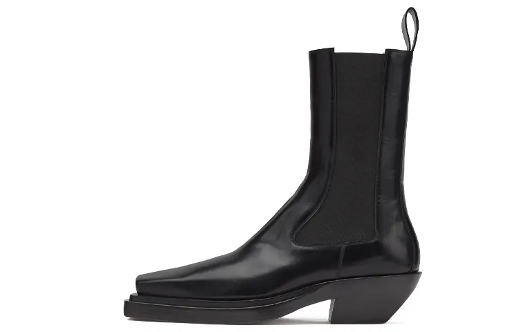 Bottega Veneta BV Lean Chelsea Boots Men's Black
