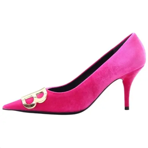 Balenciaga Slim Heel High Heels 8cm Women's Fuchsia