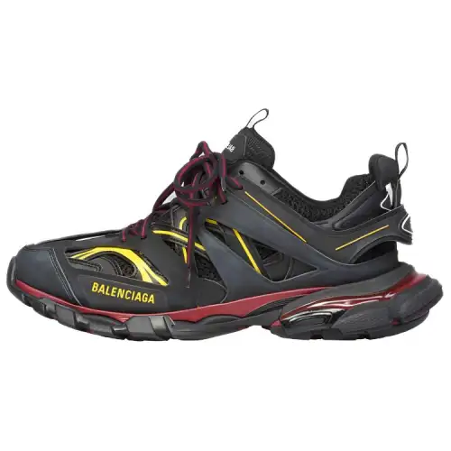Balenciaga Track Trainers Black Bordeaux