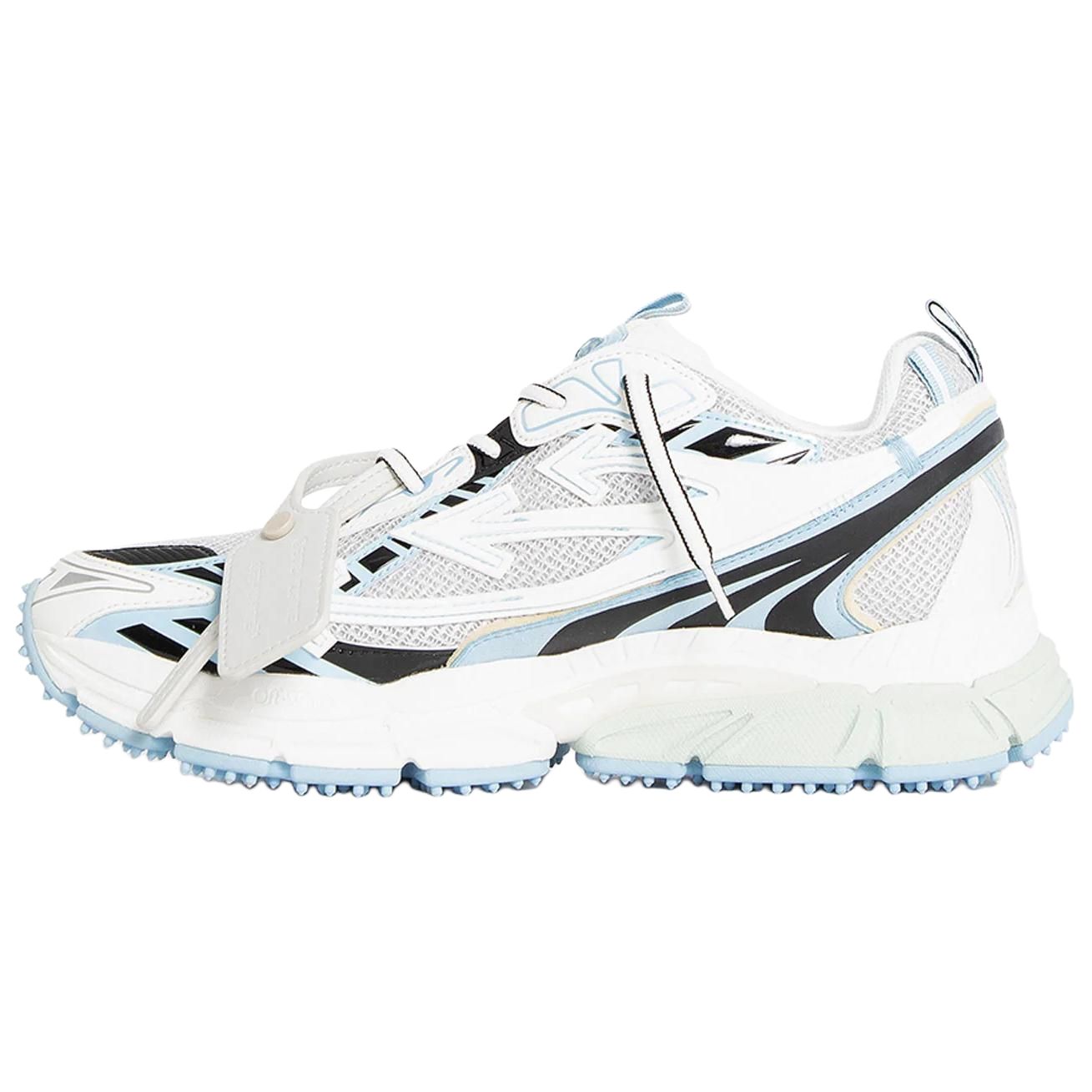 Мужские кроссовки OFF-WHITE Be Right Back (бело-синие)