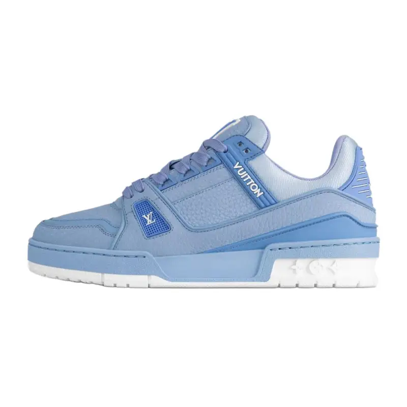 LOUIS VUITTON Trainer Low top Skateboard Shoes Women's Blue