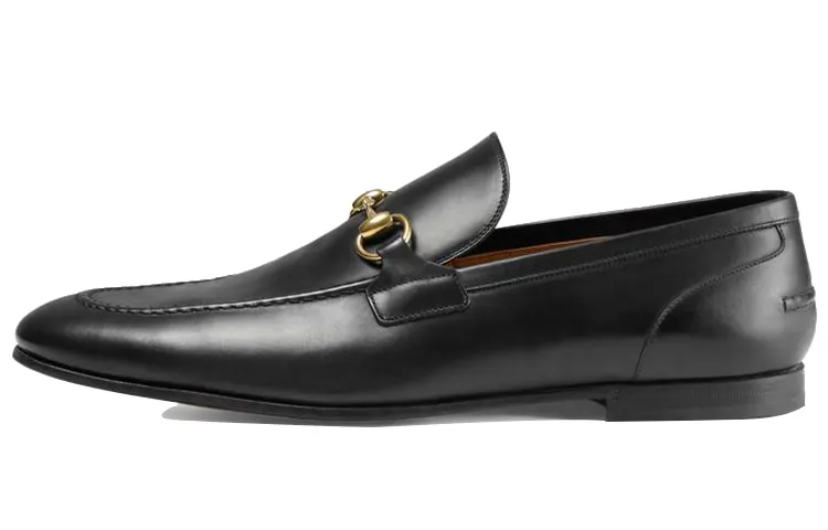 GUCCI Jordaan Loafer Black Leather