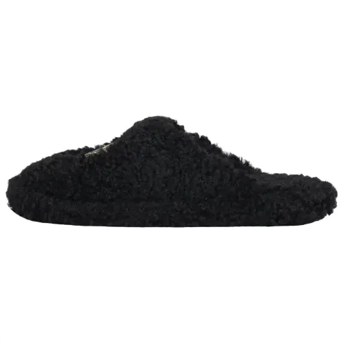 Balenciaga Furry Slide Slippers Women's Black