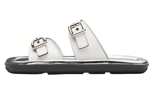 PRADA Slide Slippers Women's White