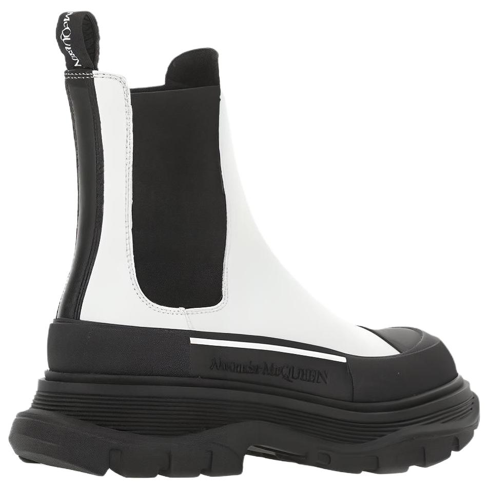 Alexander McQueen Tread Slick Boot White Black Women's