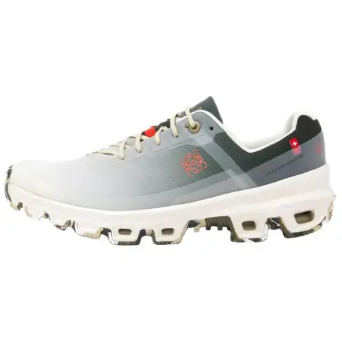 On x LOEWE Cloudventure Fabric Cushioning Low top Sports Casual Shoes Women's White Gray Gradient