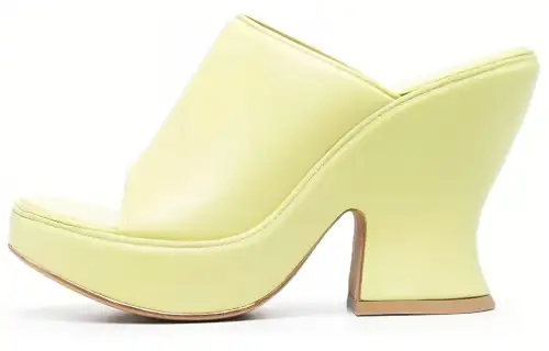 Bottega Veneta Wedge Sandal Light Green Women's