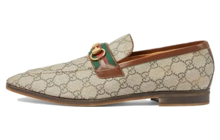 Gucci Paride Moccasin 'GG Supreme - Beige'