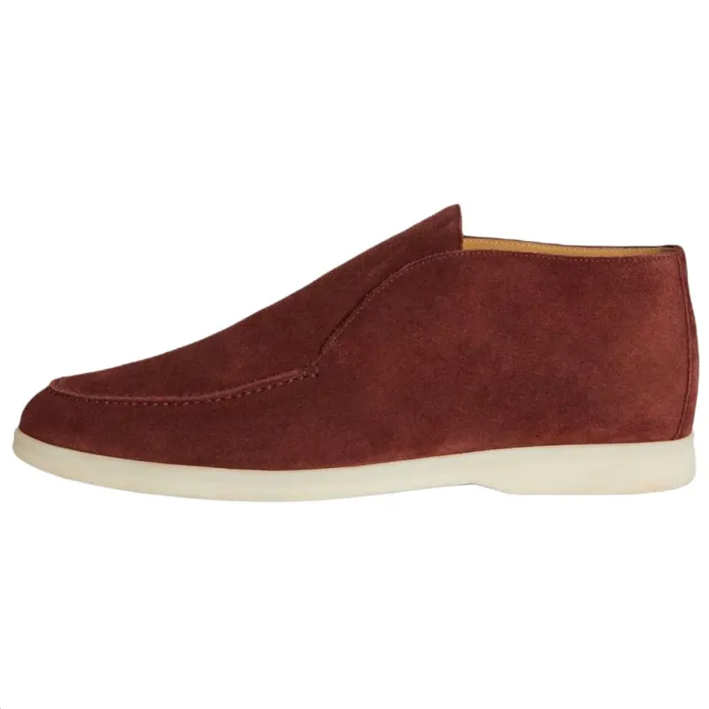 Loro Piana Open Walk Casual Shoes Men's Red