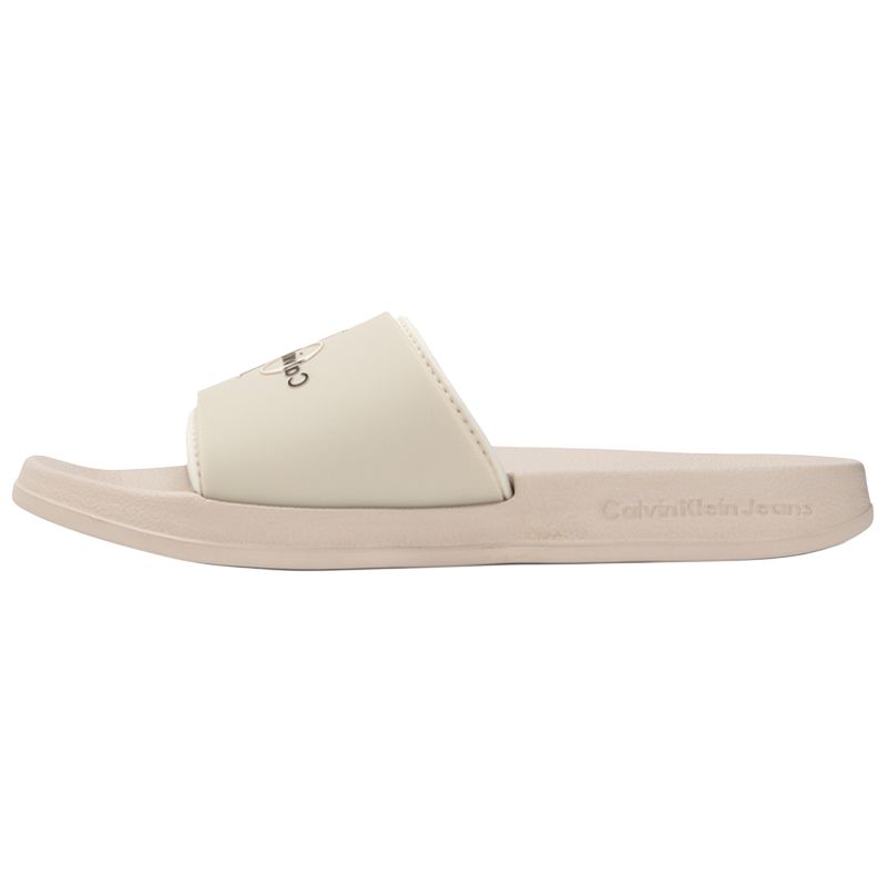 CKJ CALVIN KLEIN JEANS Slide Slippers Men's Ivory