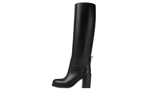 Bottega Veneta Round Toe Heeled Boots Women's