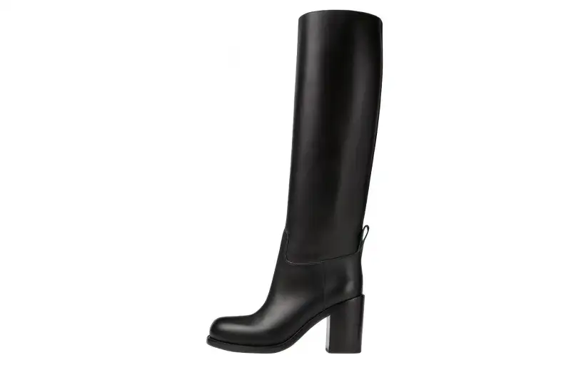 Bottega Veneta Round Toe Heeled Boots Women's