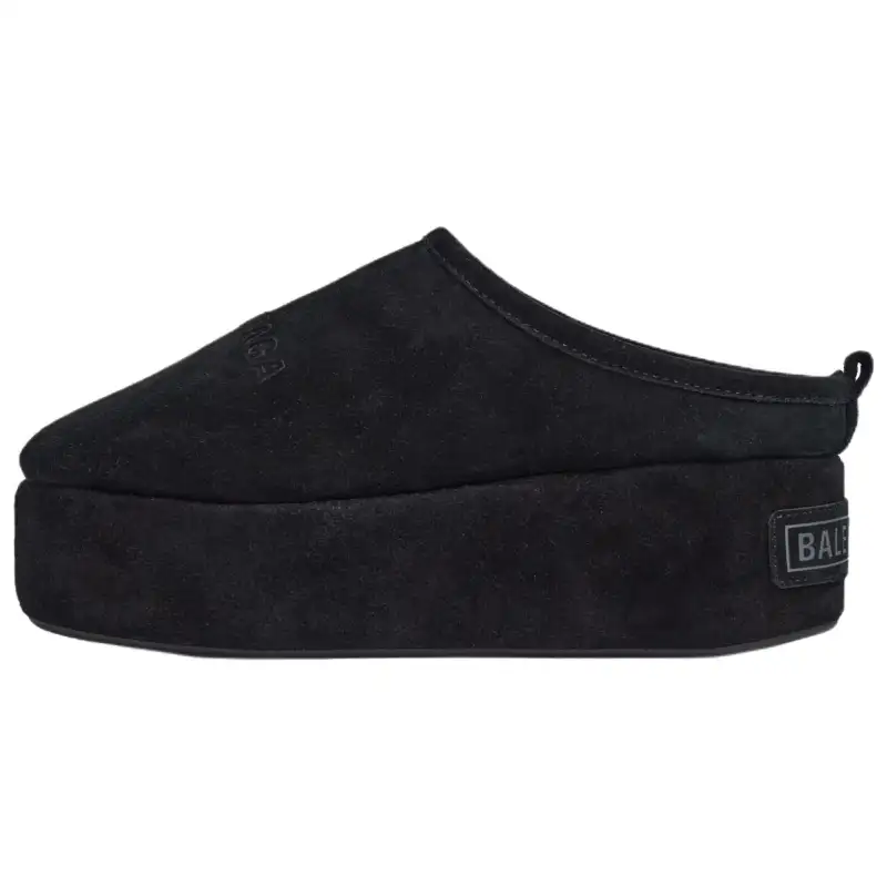 Balenciaga Alaska Closed Toe Slippers 5.5cm Women's Black